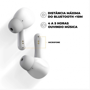 EARBUDS - FONE DE OUVIDO SEM FIO GPRO TWS - COM CANCELAMENTO DE RUÍDO - GSHIELD