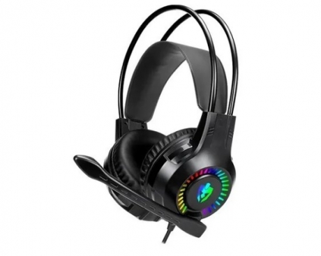 HEADSET GAMER EVOLUT RGB EG304 APOLO COM FIO